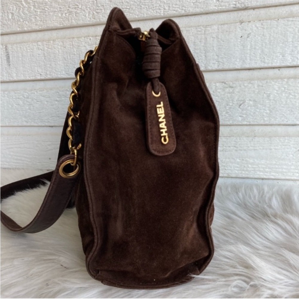 Chanel Timeless Chain Suede Shoulder Bag - Picture 10 of 14
